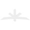 Ekena Millwork Alberta Architectural Grade PVC Gable Bracket, 84"W x 31 1/2"H x 4"D x 6"F, 9/12 Pitch GBP084X32X0406ALB00 - alternate 5